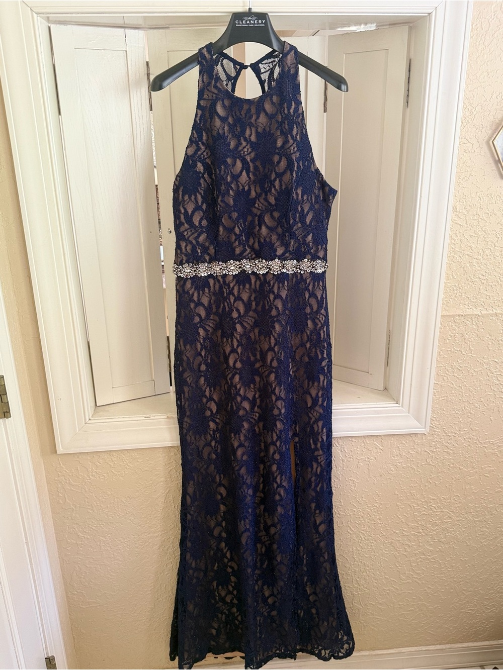 Jodi Kristopher Blush Pink Dress with Black Label